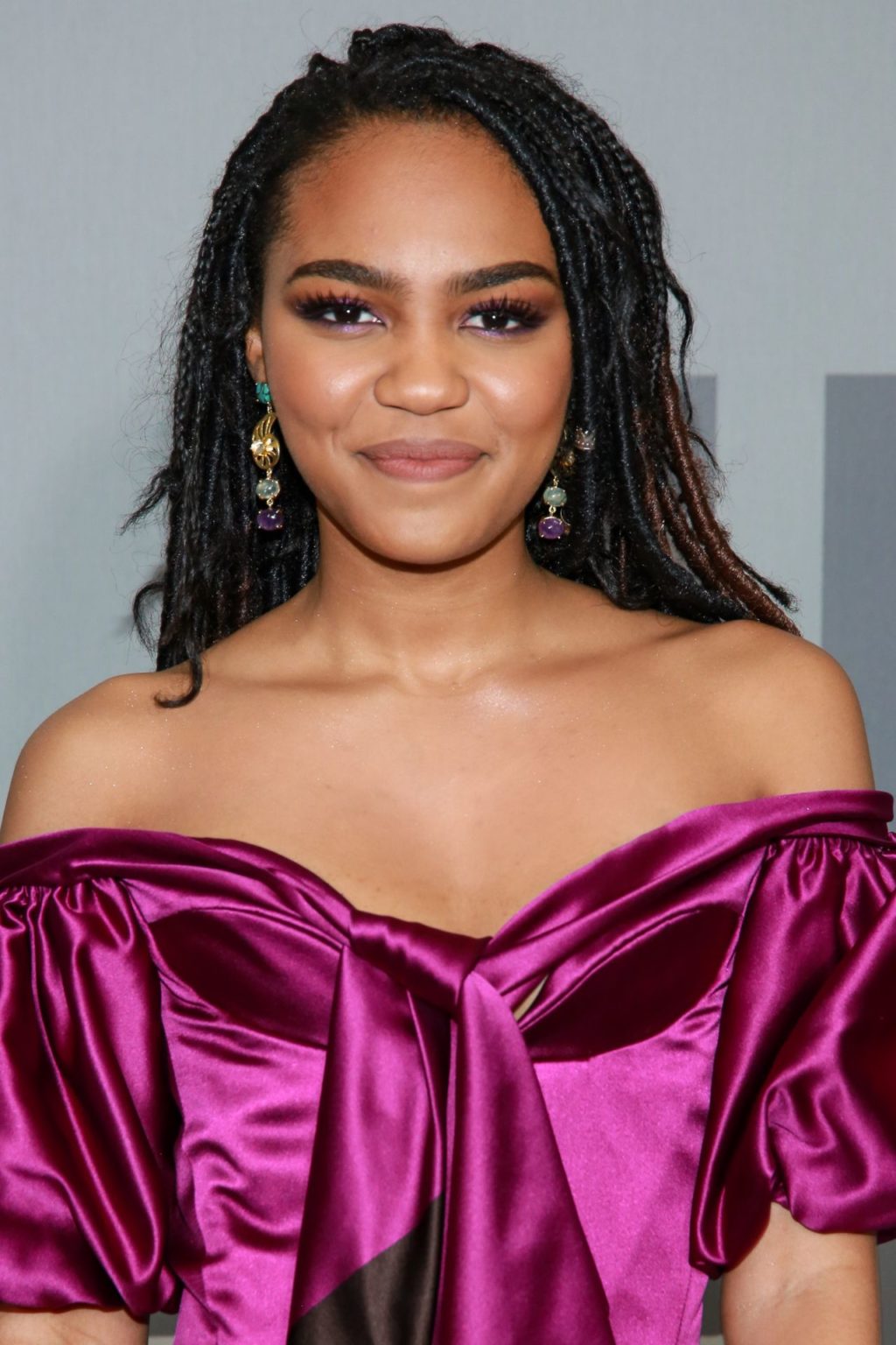 China Anne McClain 2018 CW Network Upfront Satin - Satiny