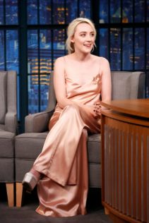 Saoirse Ronan Late Night With Seth Meyers 28th November 2017 2