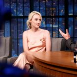 Saoirse Ronan Late Night With Seth Meyers 28th November 2017 3