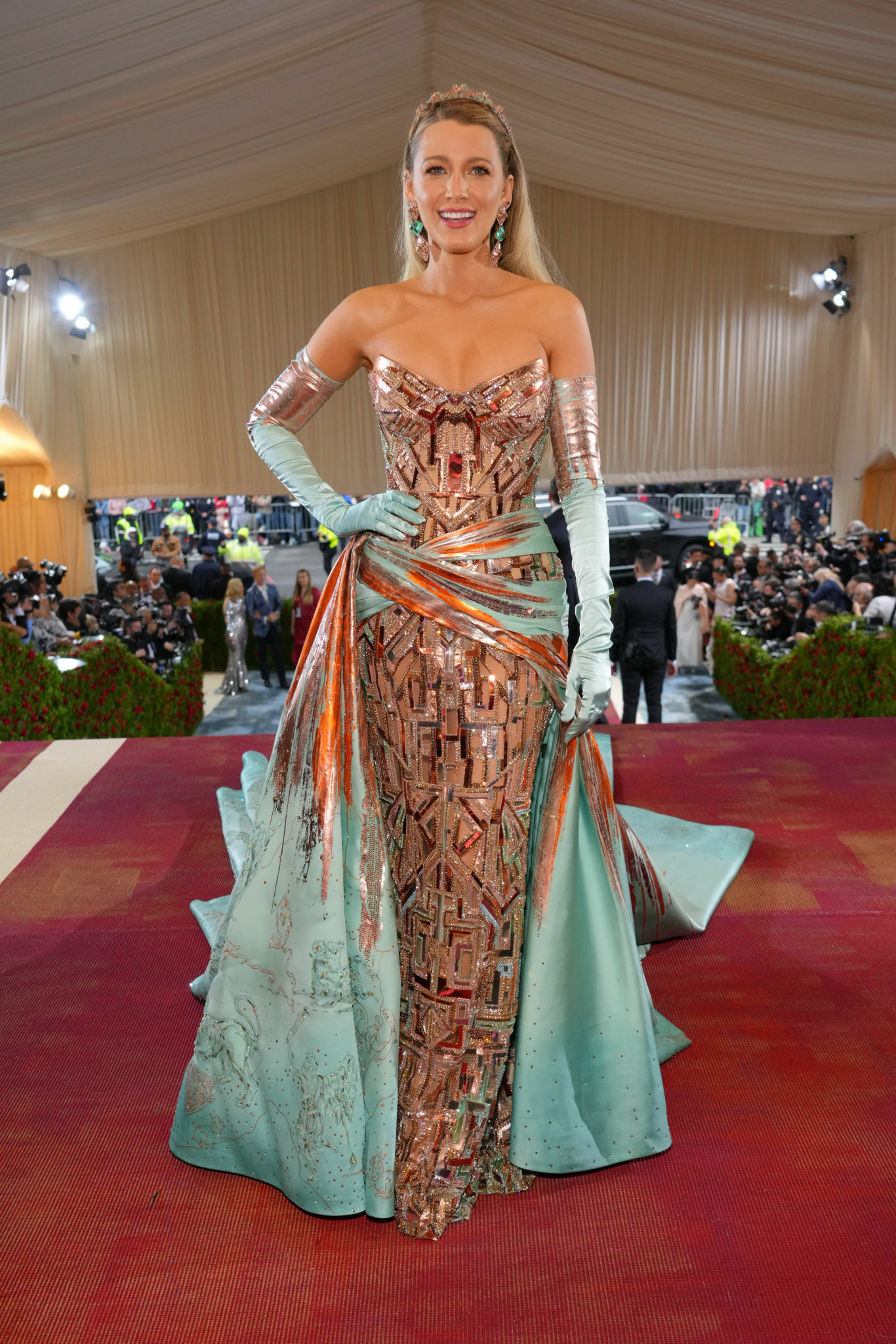 Blake Lively 2022 Met Gala Satiny