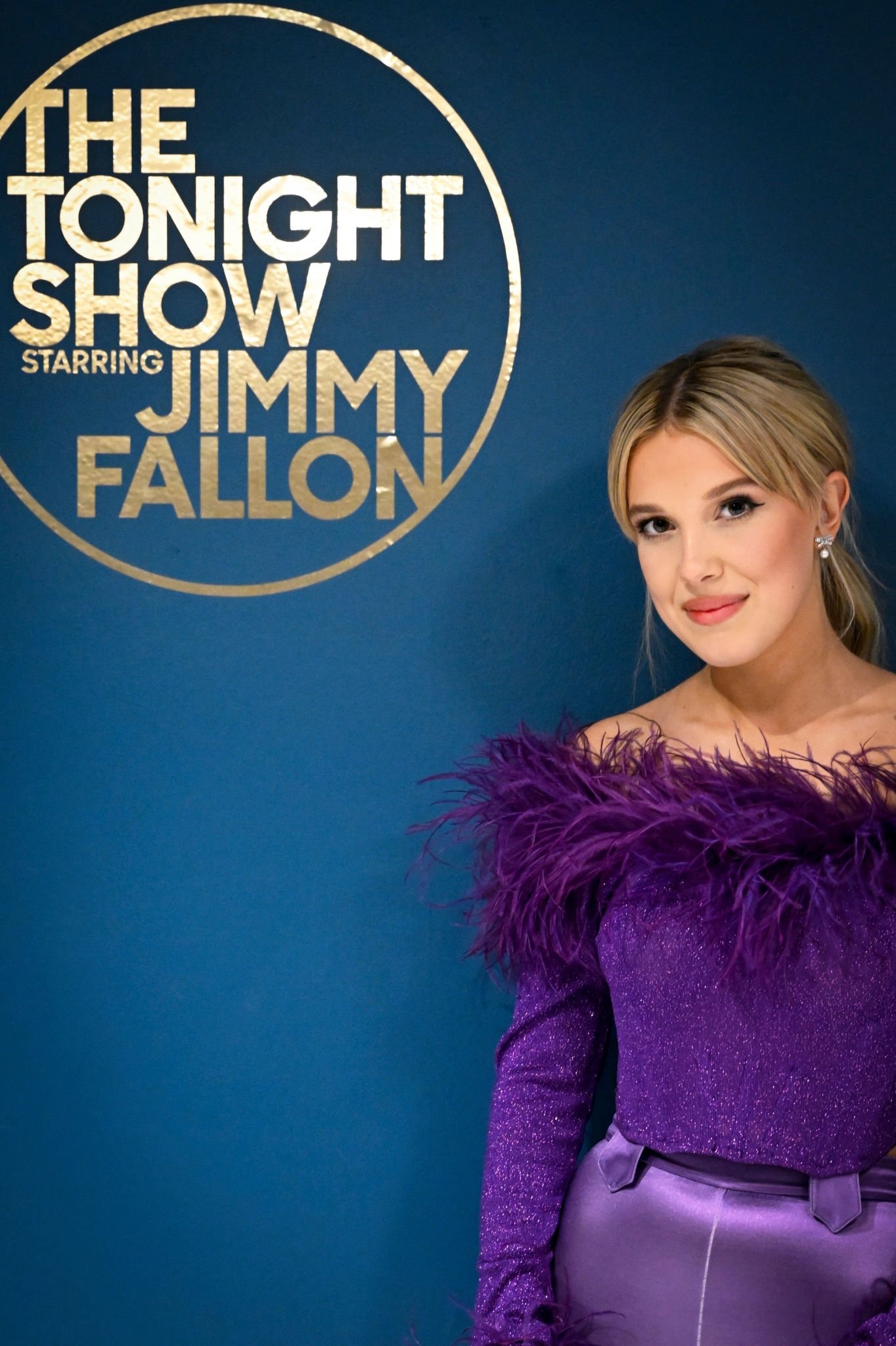 Millie Bobby Brown The Tonight Show 13th May 2022 Photos - Satiny