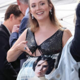 Billie Lourd Carrie Fisher Hollywood Walk Of Fame 77