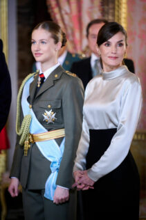 Letizia Ortiz Rocasolano 2024 New Year Military Parade 3