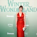 Leighton Meester Winter Wonderland Holiday Party 12